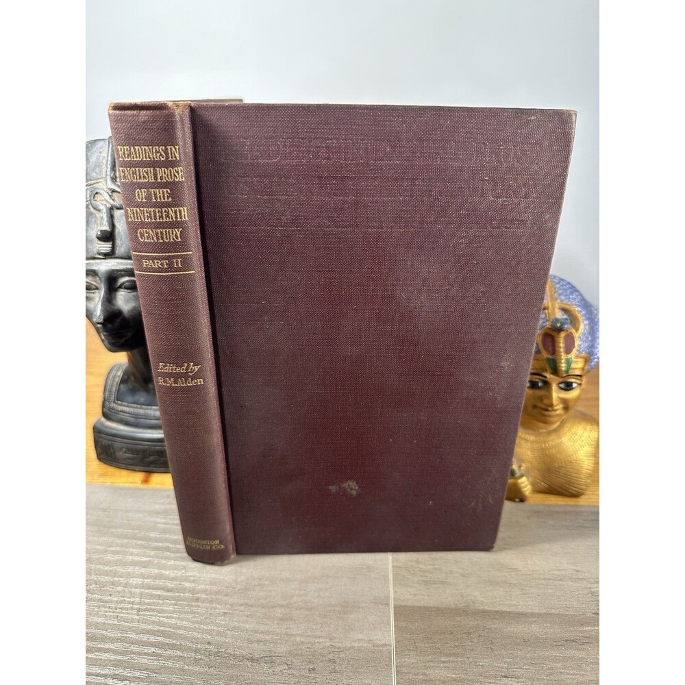 Readings in English Prose of the Nineteenth Century Part II 1917 HC
